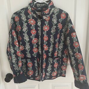 Free People Chloe Floral Print Jacket